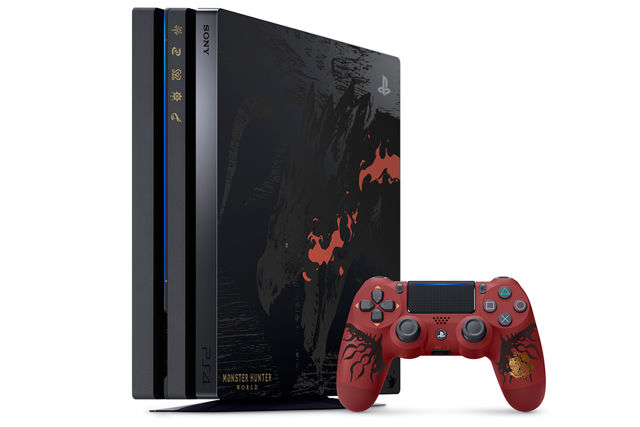 《怪物猎人世界》将推出首款特别样式PS4 Pro