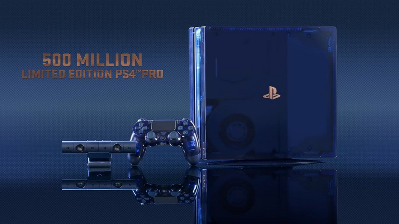 索尼宣布PS主机总销量五亿，推出限定版PS4