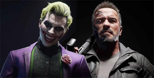 “游戏测试：MK11预告片揭示了施瓦辛格的终结者和DC小丑作为DLC角色