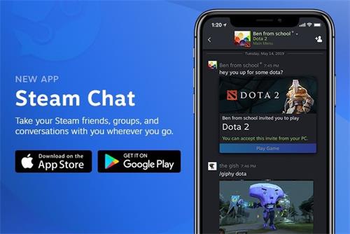 “小白测评：新的Steam聊天应用程序今天首次亮相